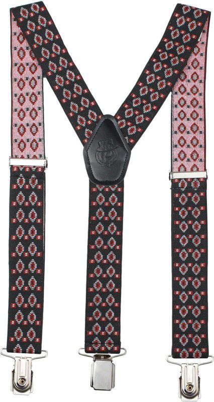 PELUCHE Y- Back Suspenders for Men  (Black)