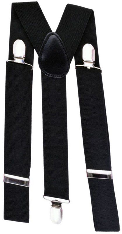 LOOPA Y- Back Suspenders for Men  (Black)