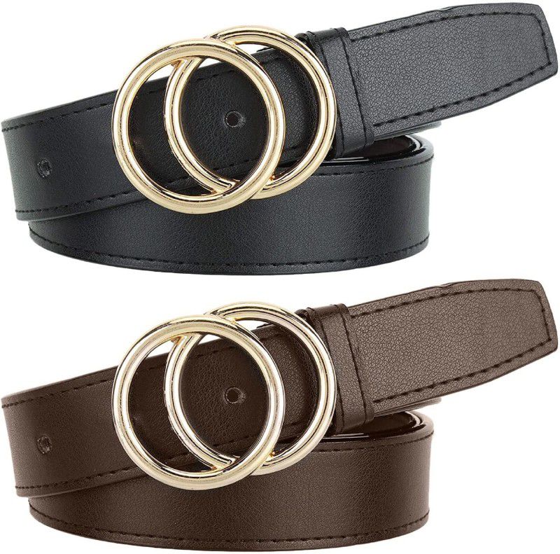 Women Casual Black, Brown Artificial Leather Belt