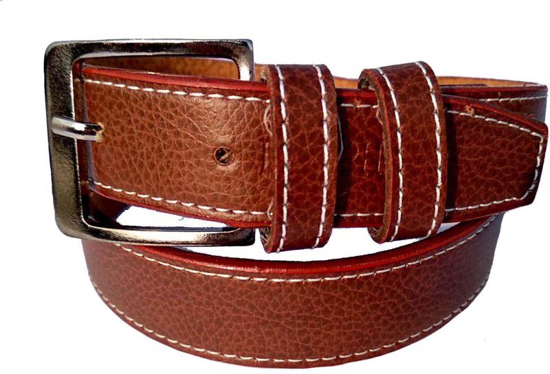 Boys Formal Brown Genuine Leather Belt