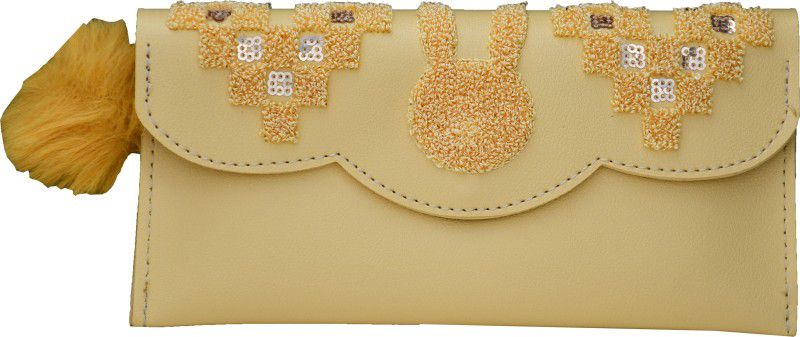 Casual, Formal, Party Yellow Clutch - Mini