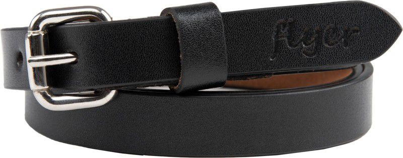 Women Formal, Casual, Evening, Party Black Genuine Leather Belt