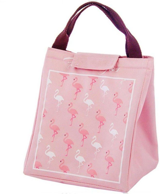 Epyz Flamingo Tote Thermal Bag Waterproof Oxford Lunch Bag Food Picnic Women Kid Men Cooler Bag (Pink) Waterproof Lunch Bag  (Pink, 12 inch)