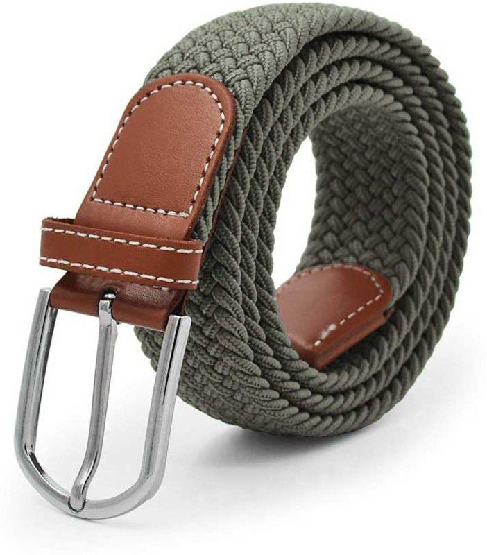 Men Casual, Evening, Formal, Party Grey Artificial Leather Belt
