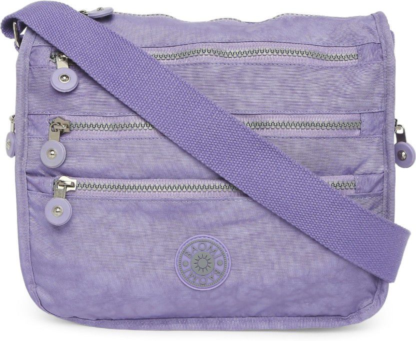 Men & Women Purple Handbag