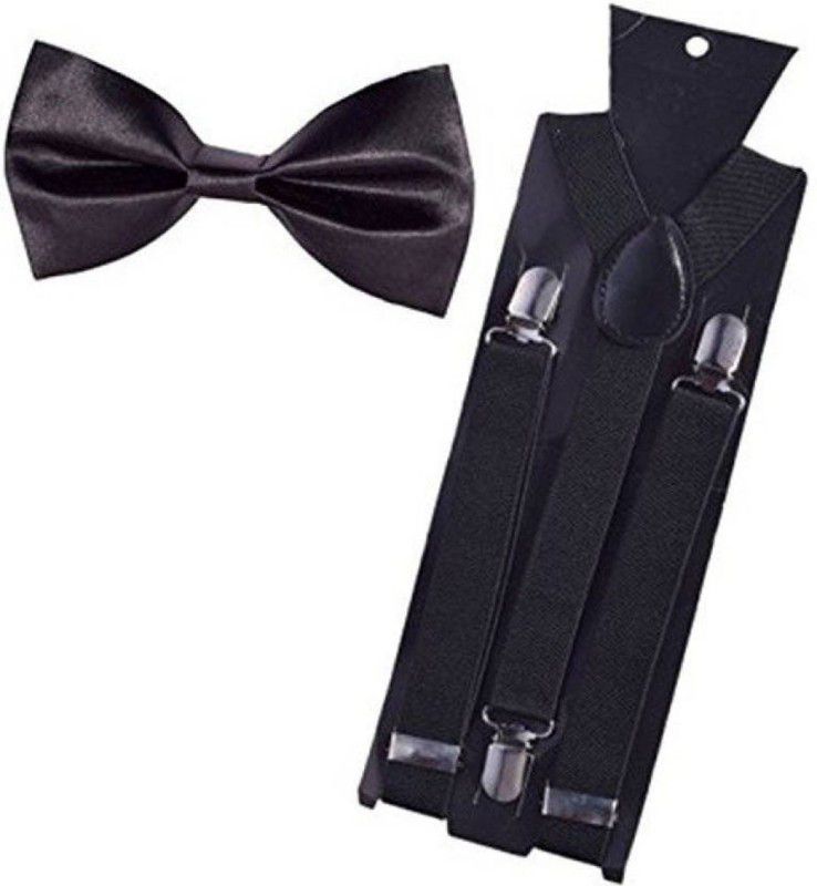 RR Design Y- Back Suspenders for Men  (Black)