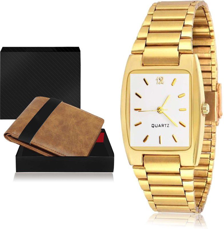 Neutron Watch & Wallet Combo  (Orange, Gold)