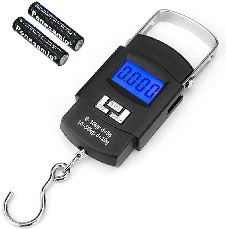 Siya Shine Hanging Scale, LCD Screen 50kg Portable Electronic Digital weight scale KK32 Weighing Scale  (Black)