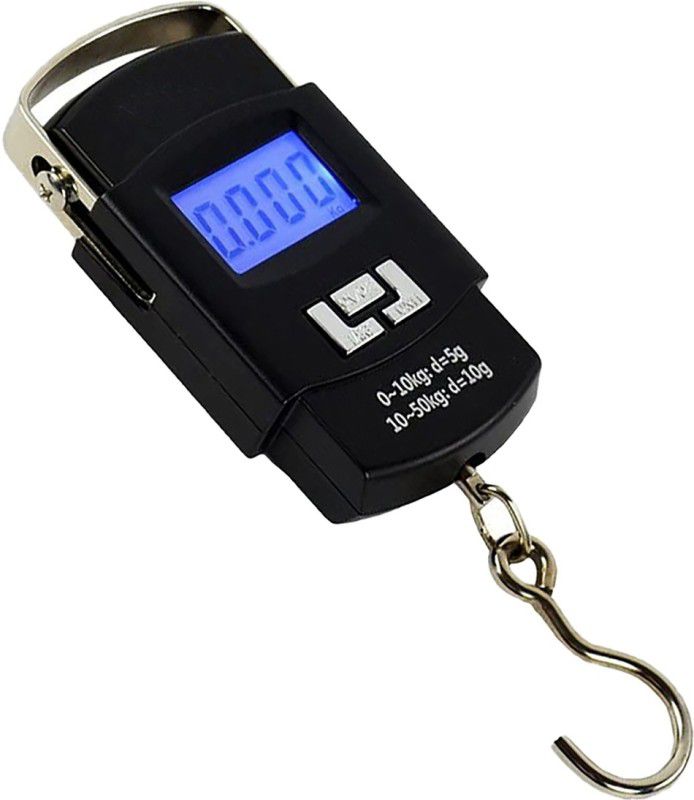 Qozent 50Kg Digital Hand Weight Machine MC277 Weighing Scale  (Black)