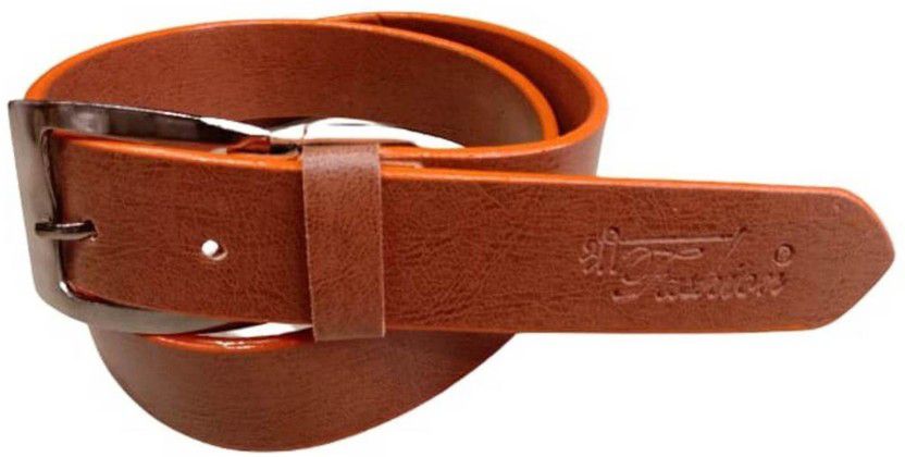 Men Casual, Evening, Formal, Party Brown Synthetic, Artificial Leather, Synthetic Belt