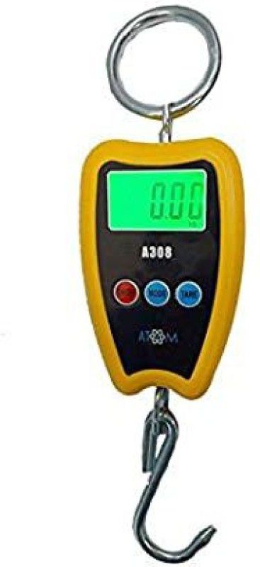 Nac Global Digital Hanging Scale 200Kg with Metal Hook For Ware Houses Bags Luggage Weighing Scale  (Yellow)