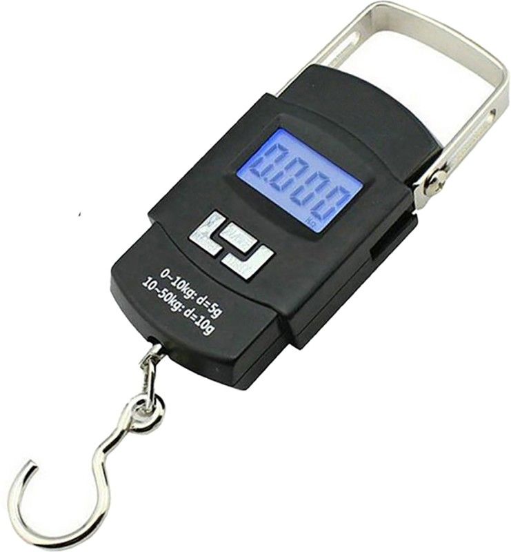 QNOVE Digital Weighing Machine For Luggage- hanging luggage weighing scale Weighing Scale  (Black)