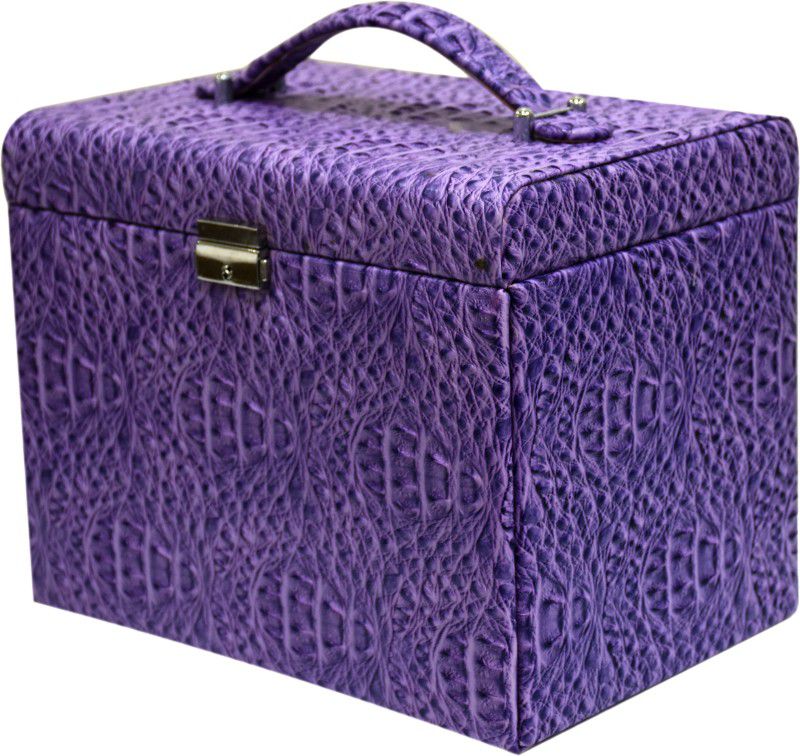 Pride STAR Bridal jewellery Vanity Box  (Purple)