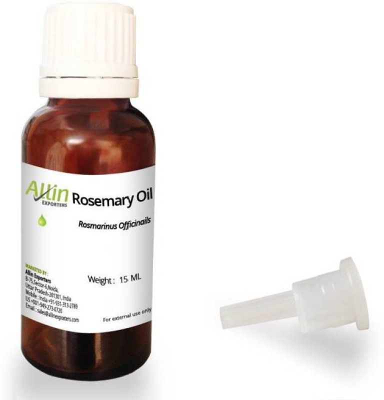 Allin Exporters Rosemary Oil Natural Relaxant for Skin, Muscle,Aromatherapy  (15 ml)