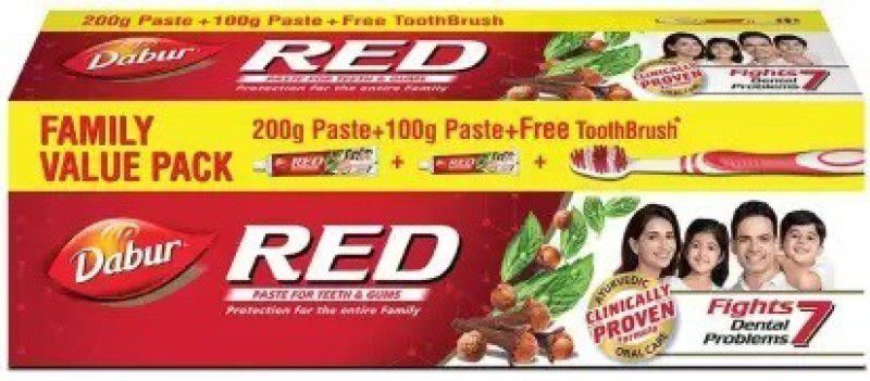 Dabur red paste for teeth & gum Toothpaste  (300 g)