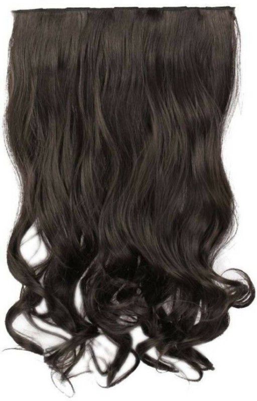 BLUSHIA 2 minute Natural Black clip in Curly Hair Extension