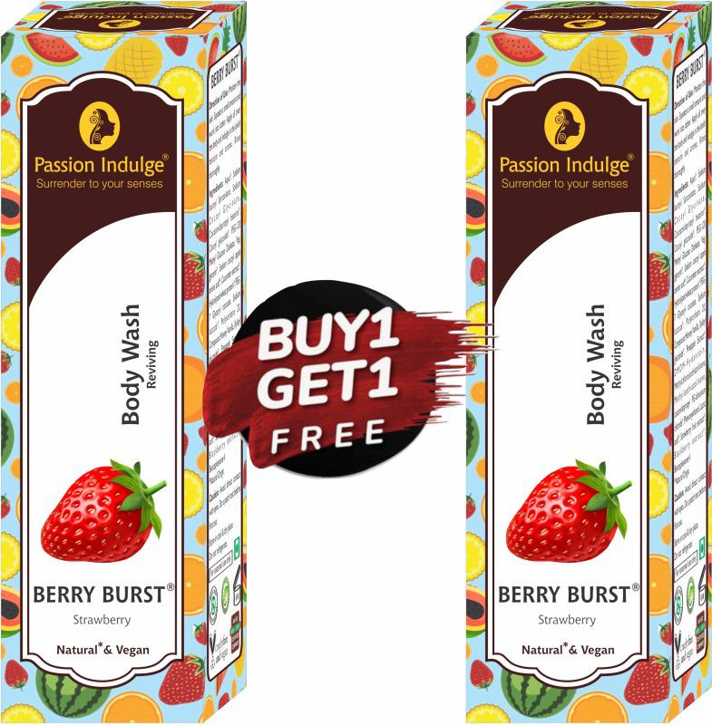 Passion Indulge Body Wash - Berry Burst 200 ml ( Buy 1 Get 1 Free)  (2 x 200 ml)