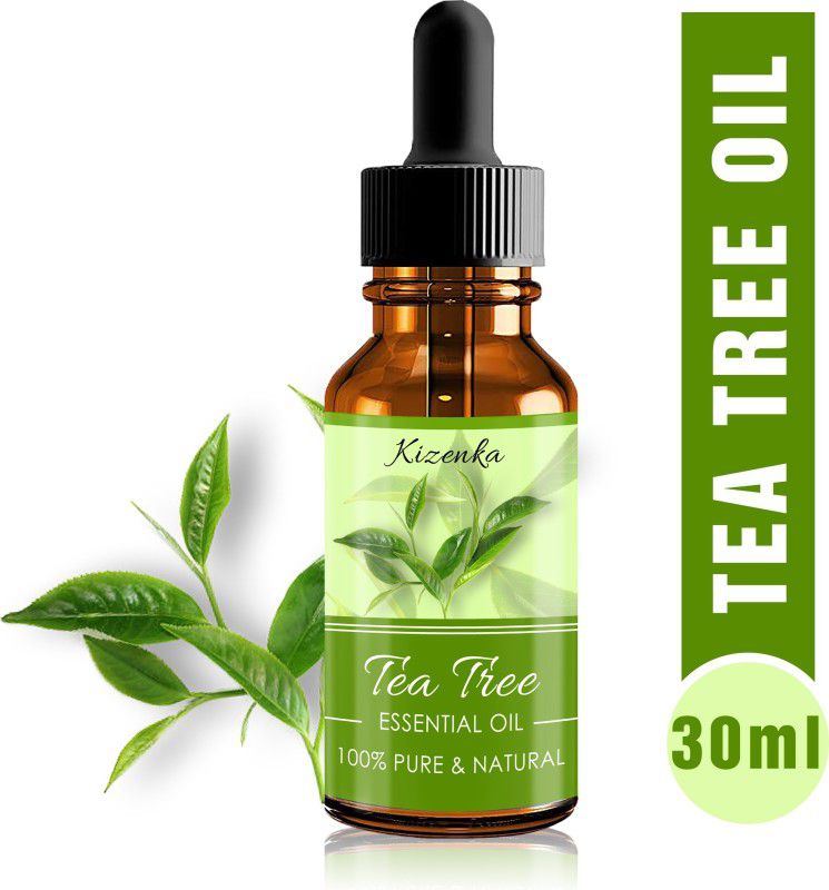 Kizenka Best Tea Tree Essential Oil for Skin, Hair and Acne Care (30 ml) (Pack of 1)  (30 ml)