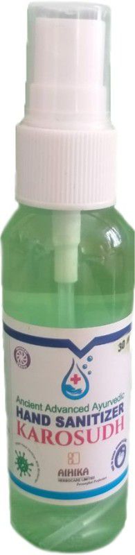 Akhilesh Enterprises Ancient Advanced Ayurvedic Karosudh Hand Sanitizer Bottle  (30 ml)