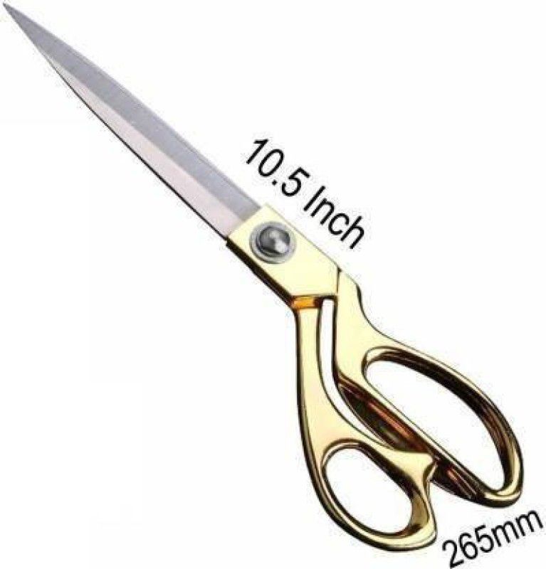 hurrio scissor Premium Stainless Steel Sewing/Tailoring Scissor, for offices. Scissors (Set of 1, golden) Scissors  (Set of 1, GOLDEN)