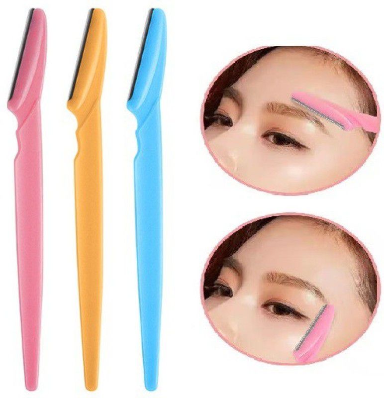 Profiline PORTABLE EYEBROW TRIMMER EYEBROW TRIMMER FOR LADIES  (Pack of 3)