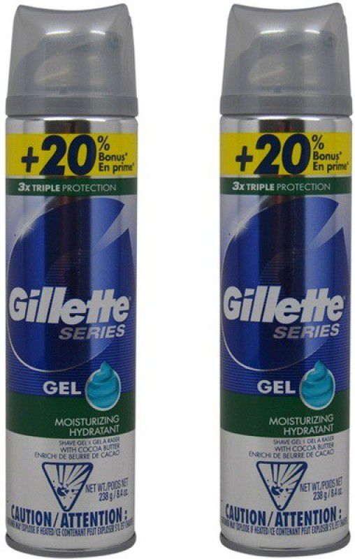 Gillette Series moisturizing Hydrant Gel ( pack of 2 )  (238 g)
