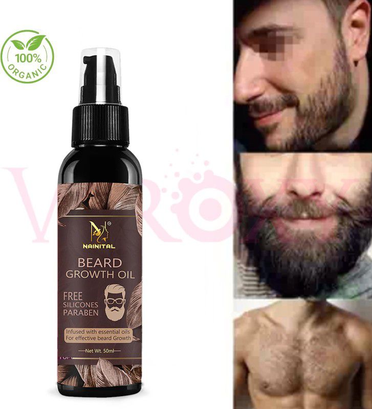 NAINITAL Beard Growth oil for Specially Men Beard (BEARD YOUR OWN WAY) Hair Oil  (50 ml)