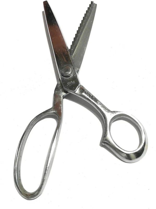 Alvi ZIG ZAG STEEL 8 Scissors  (Set of 1, White)