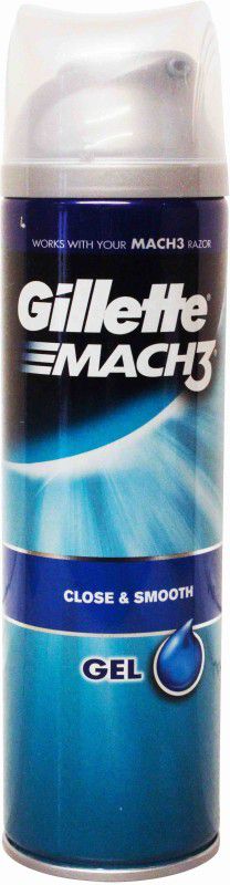 Gillette Mach 3 Close & Smooth Shave Gel  (199 ml)
