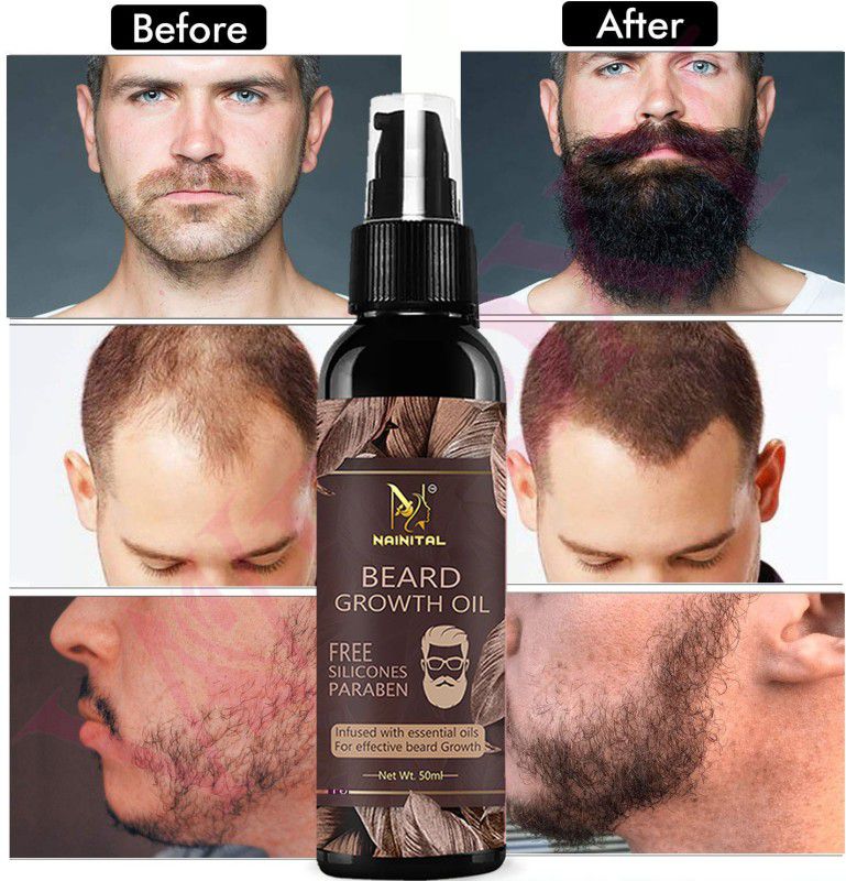 NAINITAL Beard Oil 50ml | Reduce Breakage and Dryness Hair Oil  (50 ml)