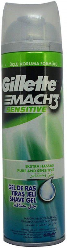 Gillette Mach3 Pure & Sensitive Shave Gel  (200 ml)