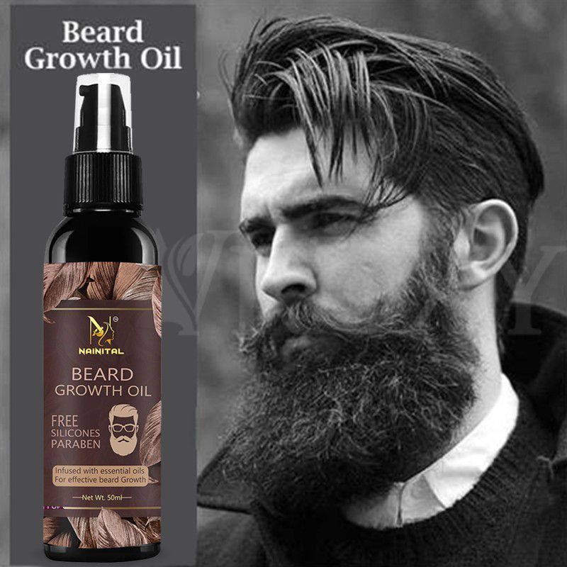 NAINITAL Beard Growth Oil - 50ml - More Beard Growth Hair Oil  (50 ml)
