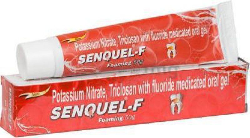 SENQUEL-F MEDICATED TOOTHPAST 50GM,(PACK OF 5) Toothpaste  (250 g, Pack of 5)