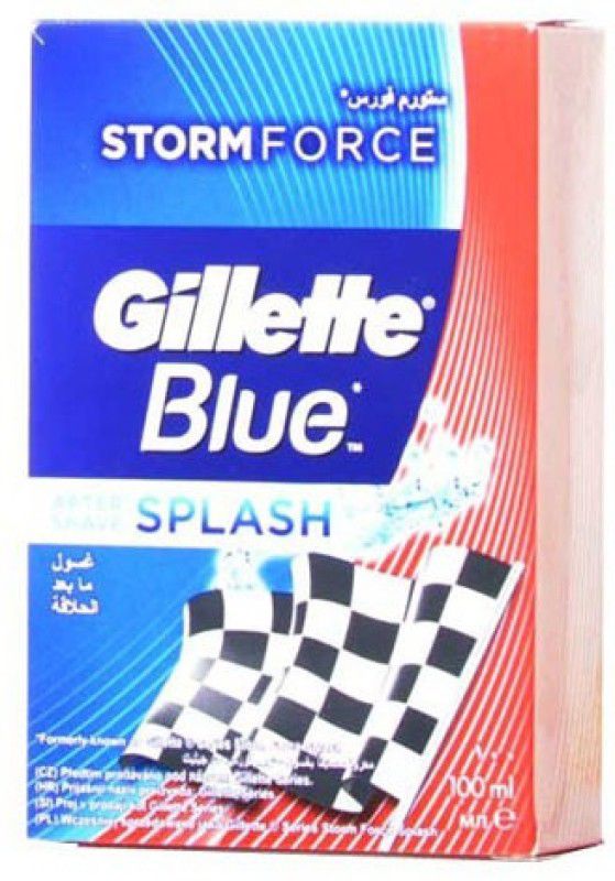 Gillette Aftershave Storm Force Splash  (100 ml)