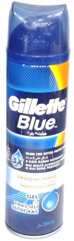 Gillette Imported Blue Smooth Shave Gel  (199 ml)