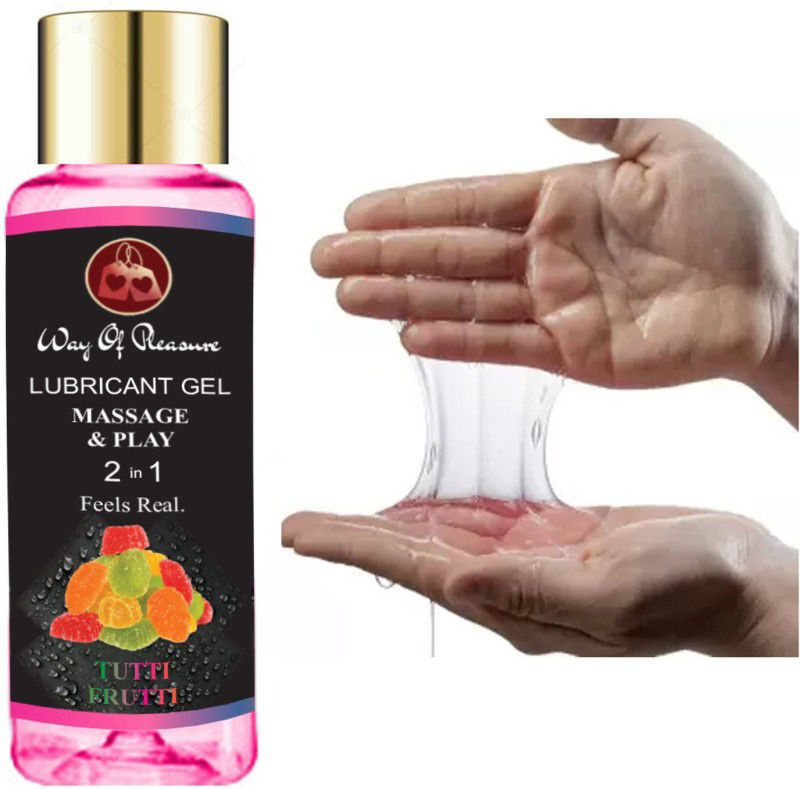 Way Of Pleasure Tutti Fruitti Flavoured Lubricant Non Sticky Gel 50ml For Men & Women Lubricant  (50 ml)