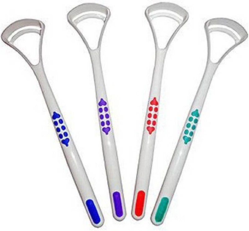 Sukot Plastic Tongue Cleaner  (Pack of 4)