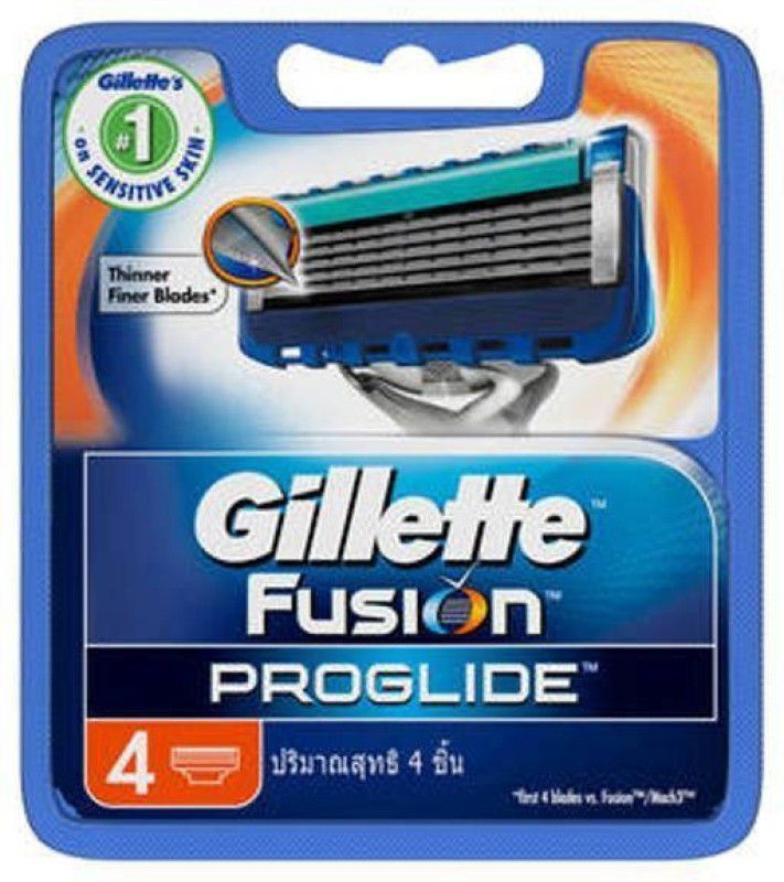 Gillette Fusion Proglide Cartridge  (Pack of 4)