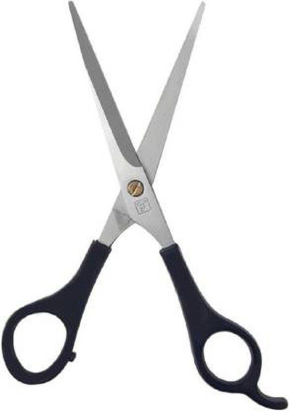 Styllofy Hair Cutting Scissors (Stag Scissor) for Salon, Beauty Parlour, Barbar Scissor for men and Women Stainless Steel Blade, Premium Plastic handle, Black Colour, 6.7 Inch Scissors  (Set of 1, Black)