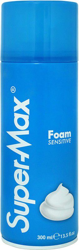 Super Max Sensitive Shaving Foam  (300 ml)