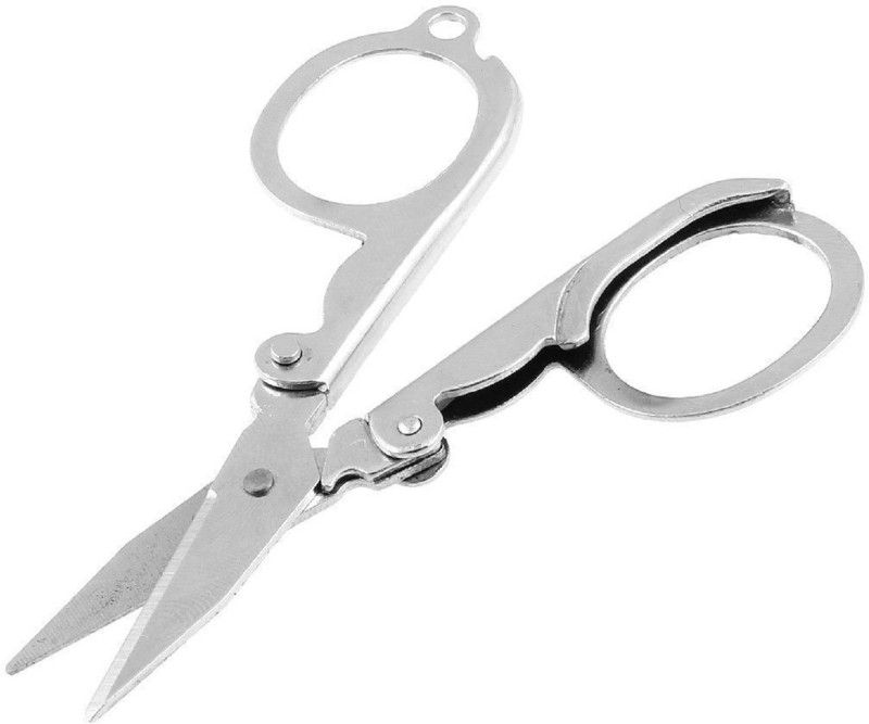 Confidence Folding Scissor Scissors  (Set of 1, Silver)