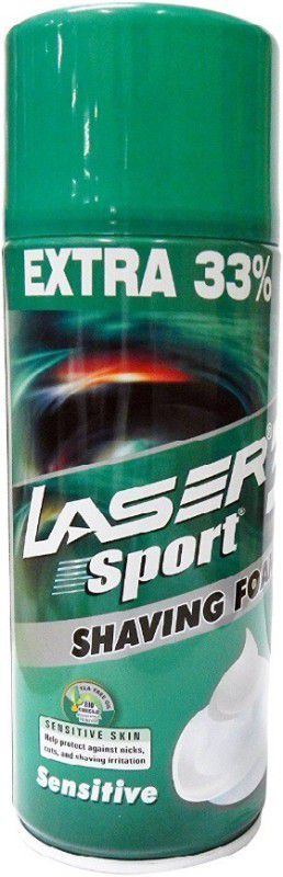 LASER Sport 3 Sensitive Shaving Foam (400g)  (400 ml)