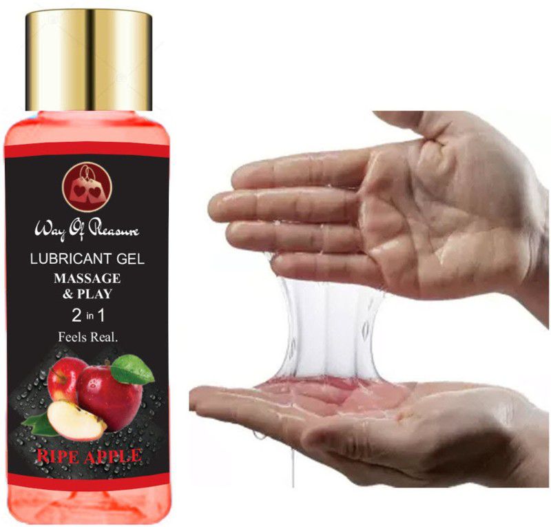 Way Of Pleasure Ripe Apple Flavoured Lubricant Non Sticky Gel 50ml Lubricant  (50 ml)