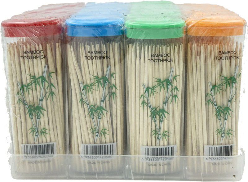 JAMBOREE Natural Bamboo Toothpick for Home Restaurant Hotel Products Toothpicks Tools 1920 Pcs  (Pack of 24)