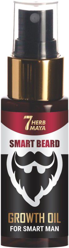 7Herbmaya Smart Beard Growth Oil for Smart Man | Beard oil for Man Hair Oil  (30 ml)