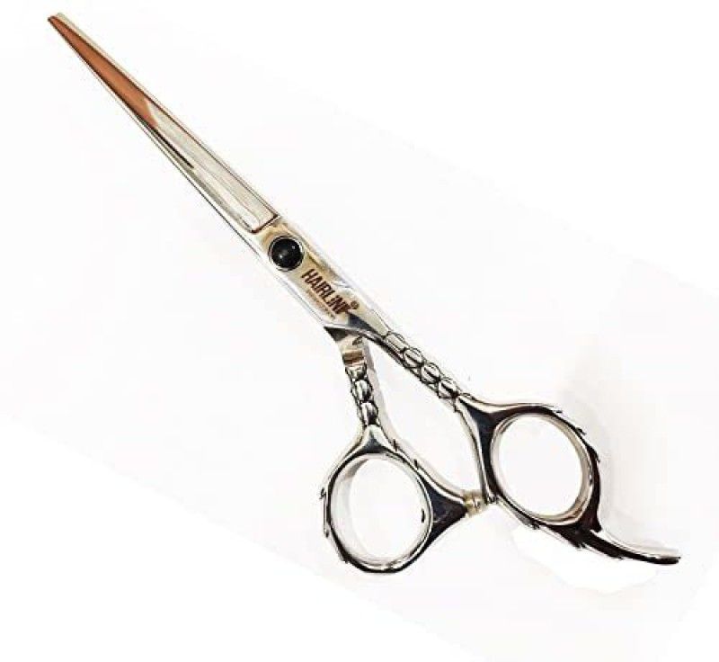 Hair line Professional Hair Cutting Barber Dressing Trimming Razor Shears for Salon Scissors  (Set of 1, Silver)