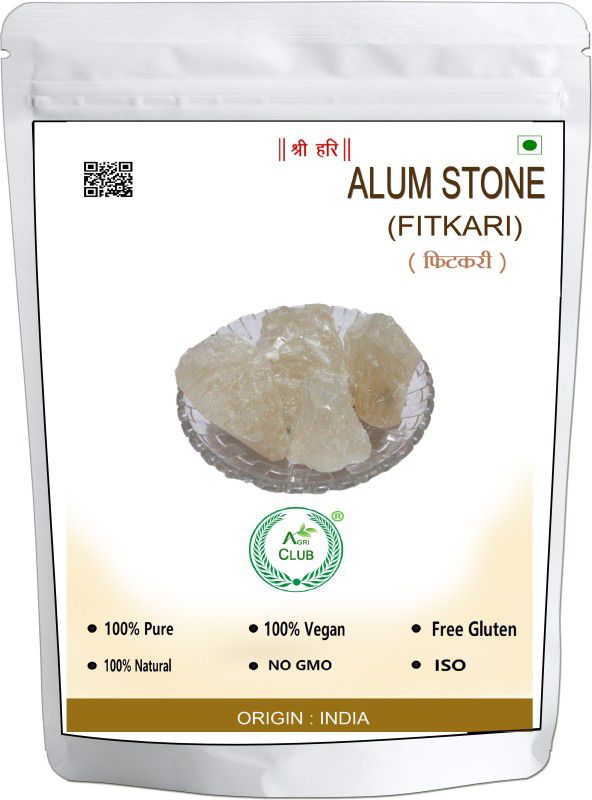 AGRI CLUB Alum Stone 400gm Fitkari  (400 g)