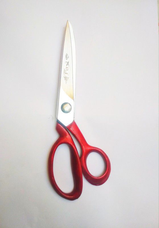 Alvi FOX STEEL Scissors  (Set of 1, White, Red)