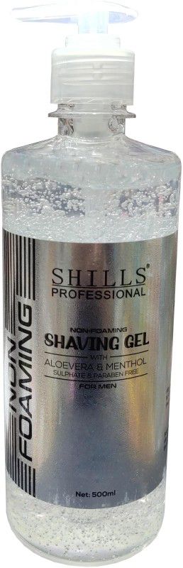 Shills Professional Non Foaming Shaving Gel  (500 ml)