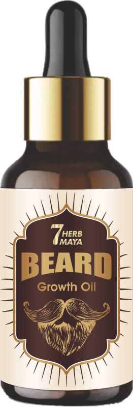 7Herbmaya Beard Growth Oil for More Beard | Non-Sticky Beard Oil for Men Hair Oil  (30 ml)